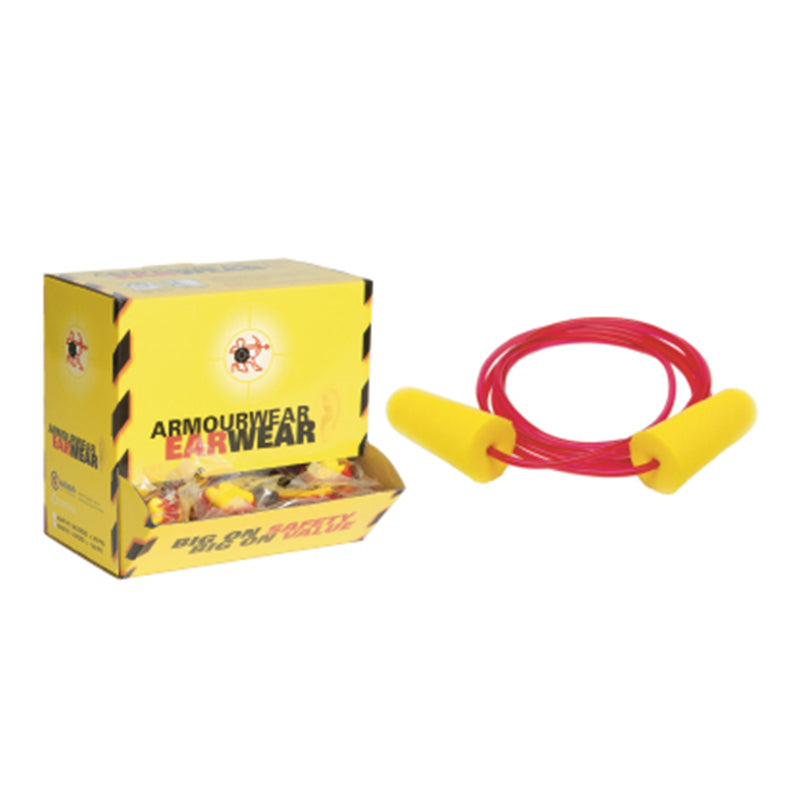 Box - Armourwear™ Corded Ear Plugs (100 Pairs | SLC80 26dB, Class 5)