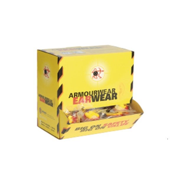 Box - Armourwear™ Corded Ear Plugs (100 Pairs | SLC80 26dB, Class 5)