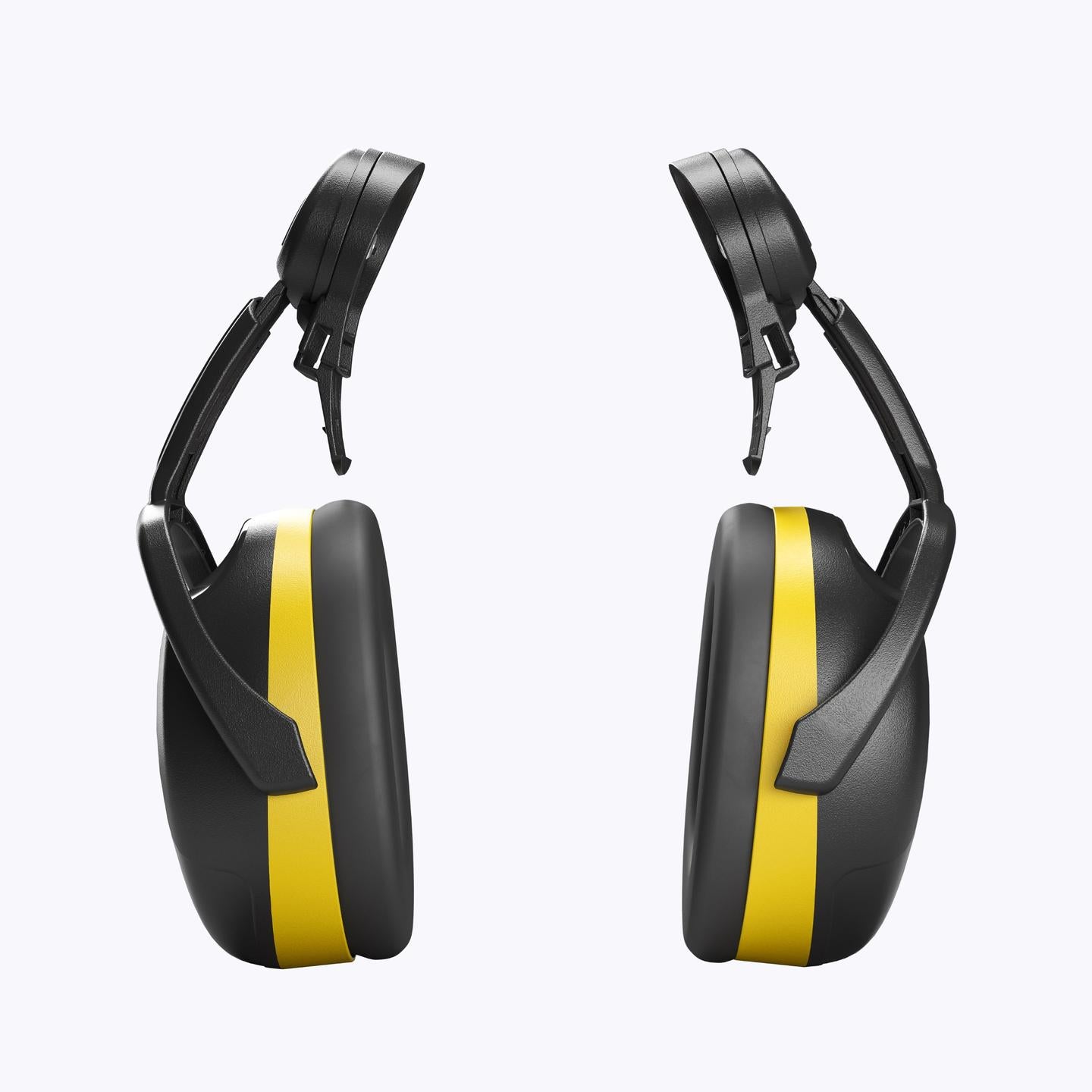 Hellberg® Secure S2C Yellow Helmet Mount Earmuffs (SLC80 28dB, Class 5)