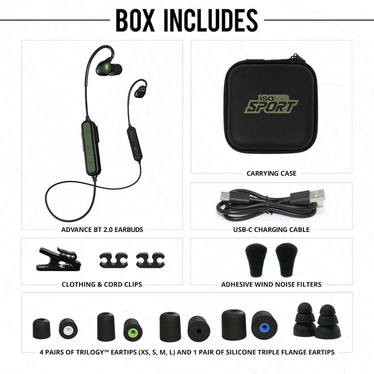 ISOtunes Sport ADVANCE BT 2.0 Earbuds (NRR 26)
