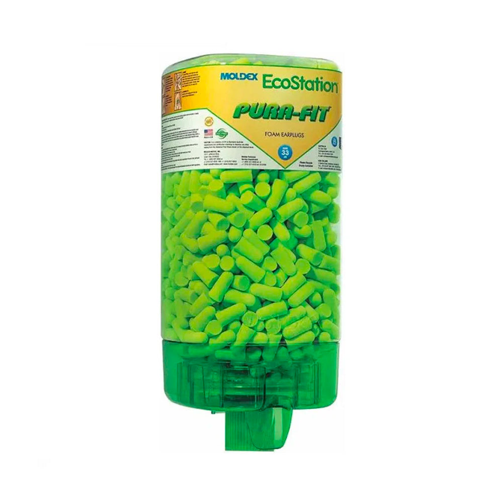 Moldex Pura-Fit® EcoStation™ Uncorded Earplug Prefilled Dispenser (500 Pairs | SLC80 27dB, Class 5)