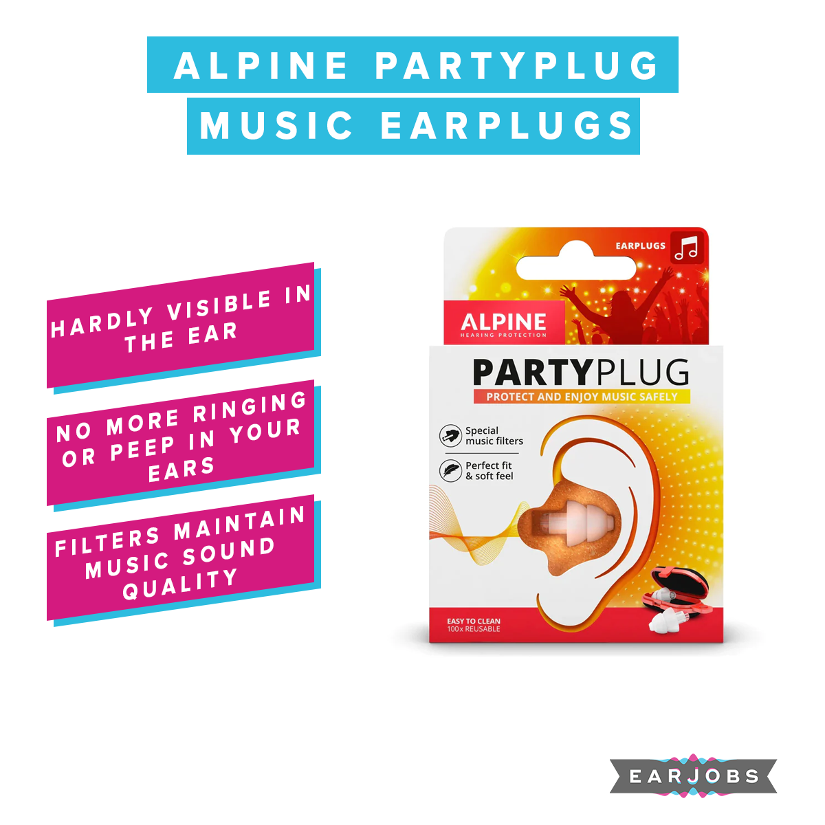 Alpine Partyplug Music Earplugs