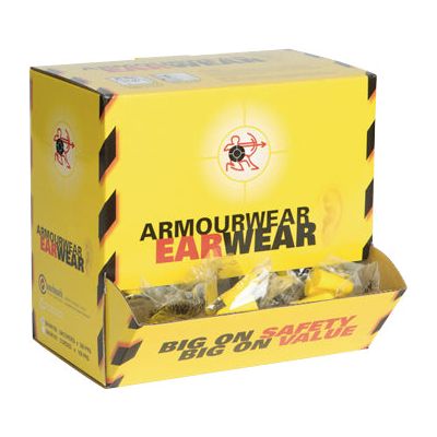 Box - Armourwear™ Uncorded Ear Plugs (200 Pairs | SLC80 26dB, Class 5)