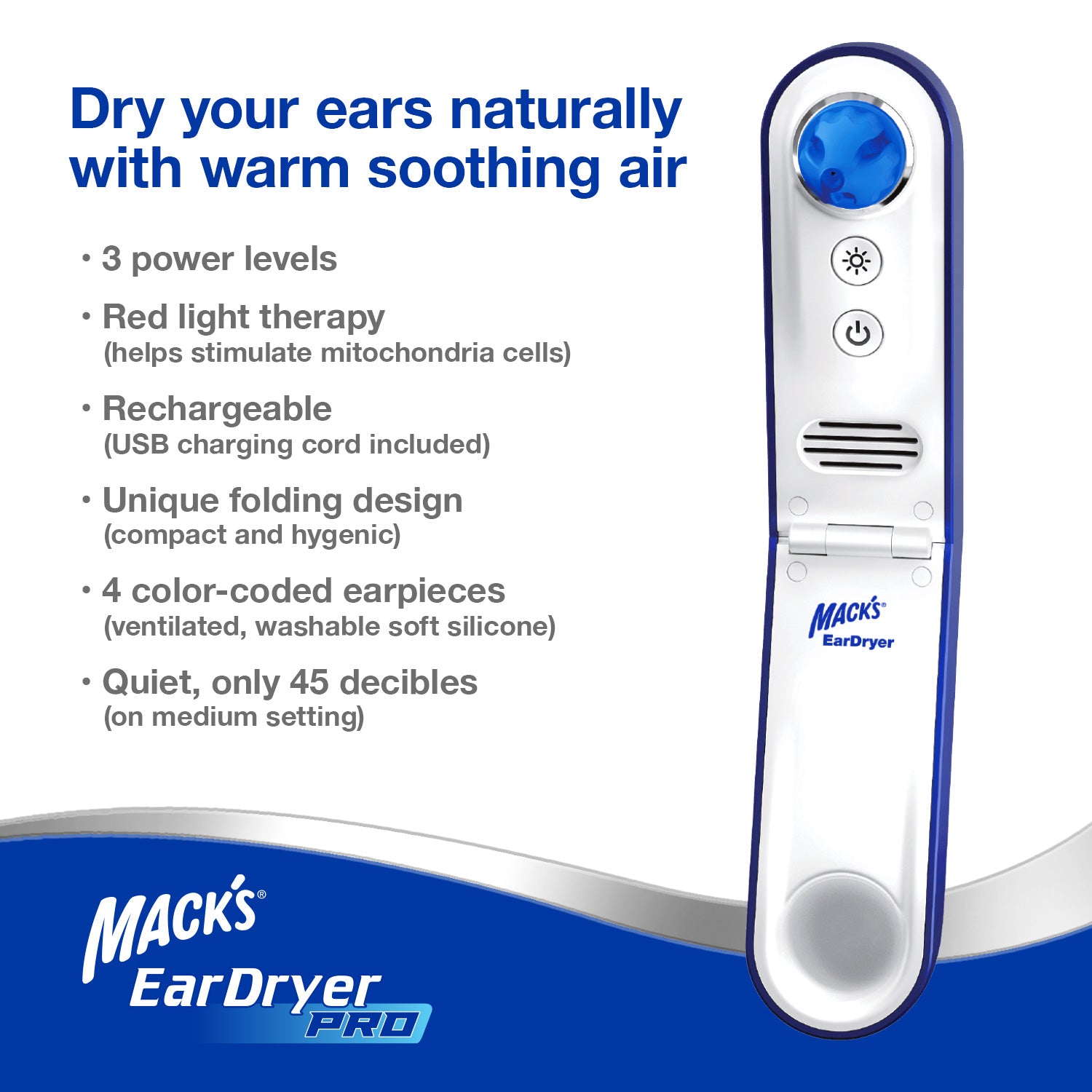 Macks EarDryer Pro for Swimmer's Ear