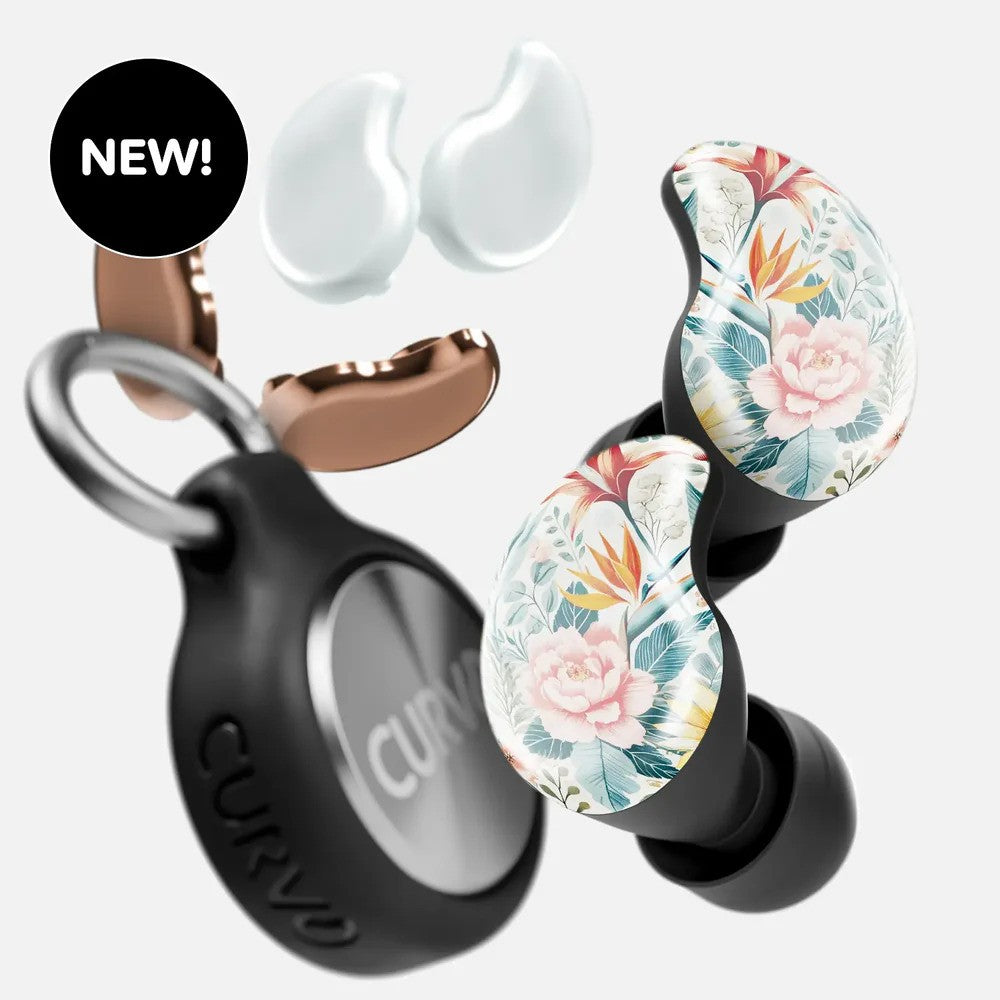 CURVD CLIQ™ Earplugs With Swappable Covers