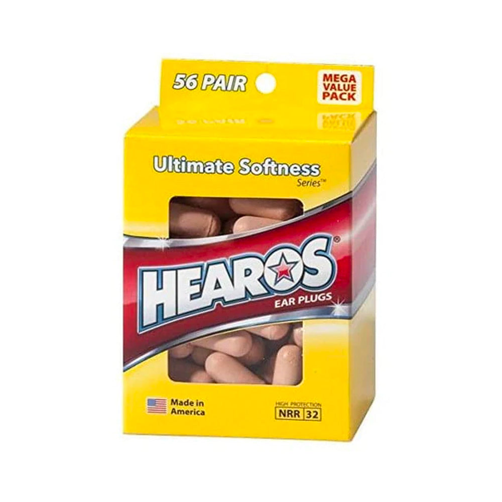 Hearos Ultimate Softness Ear Plugs (NRR 32 | 56 Pairs)