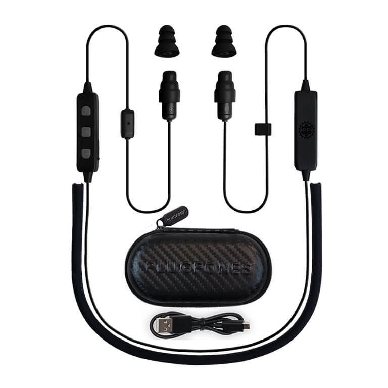 Plugfones LIBERATE 2.0 Bluetooth Earplug Headphones (NRR 27/29)