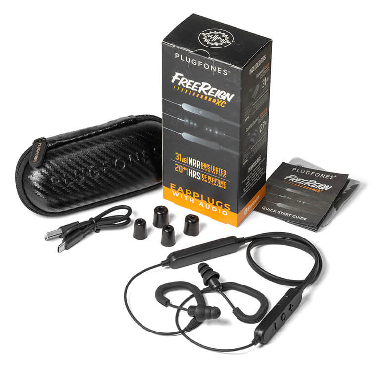 Plugfones FREEREIGN™ XC Earplug Headphones (NRR 27/31)