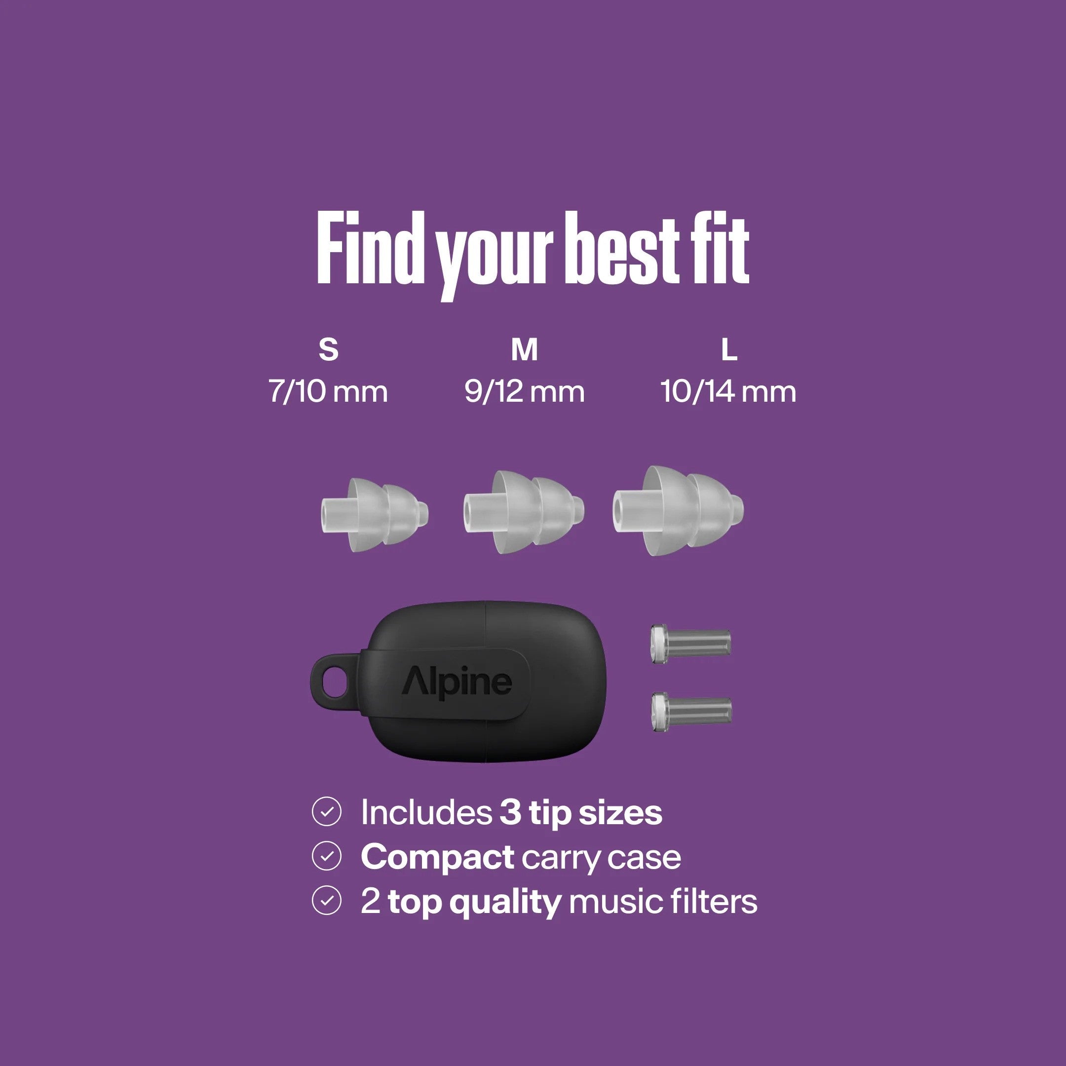 Alpine Partyplug Pro™ Music Earplugs