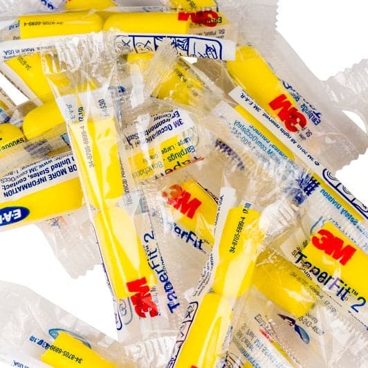 Box - 3M™ E-A-R™ TaperFit™ 2 Regular Uncorded Earplugs (200 Pairs | SLC80 26dB, Class 5)