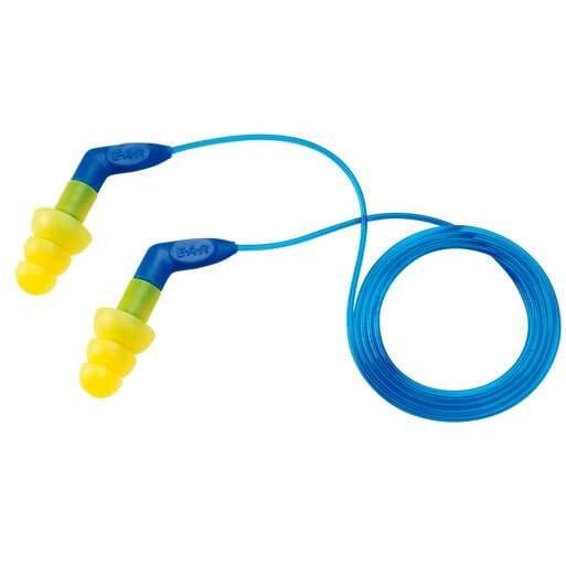 Box - 3M™ E-A-R™ UltraFit™ 27 Reusable Corded Earplugs (100 Pairs | SLC80 22dB, Class 4)