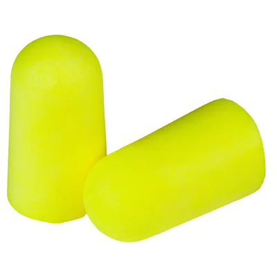Box - 3M™ EARsoft™ Yellow Neon Large Uncorded Ear Plugs (200 Pairs | SLC80 23dB, Class 4)