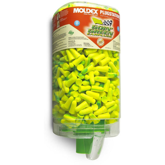 Moldex Goin' Green® PlugStation® Uncorded Earplug Dispenser (500 Pairs | SLC80 29dB, Class 5)