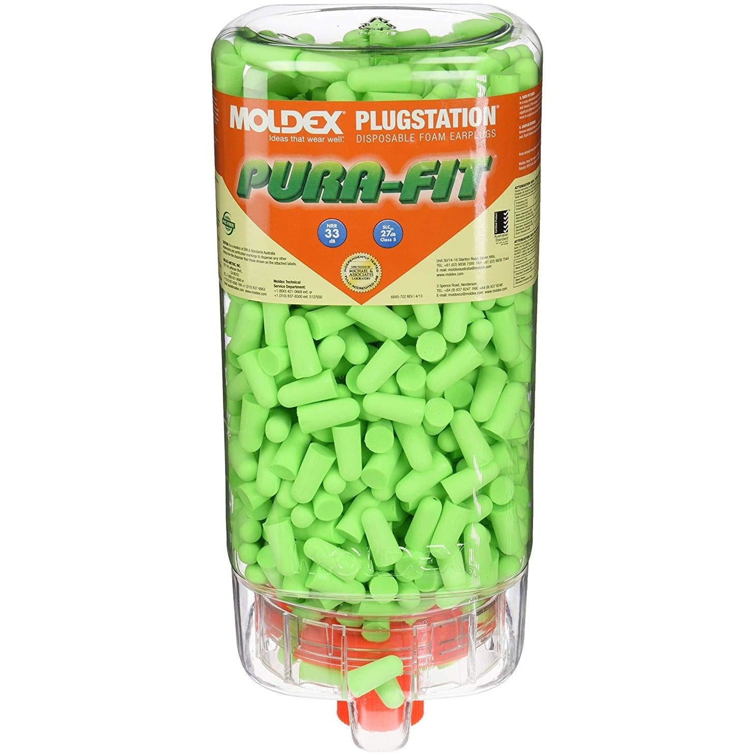 Moldex Pura-Fit® PlugStation® Uncorded Earplug Dispenser (500 Pairs | SLC80 27dB, Class 5)