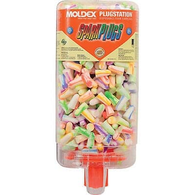 Moldex SparkPlugs® PlugStation® Uncorded Earplug Dispenser (500 Pairs | SLC80 29dB, Class 5)