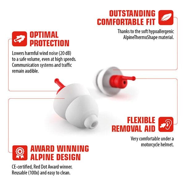 Alpine Motosafe RACE Ear Plugs