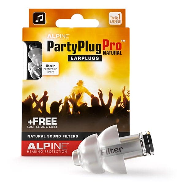 Alpine Partyplug Pro™ Natural Music Earplugs