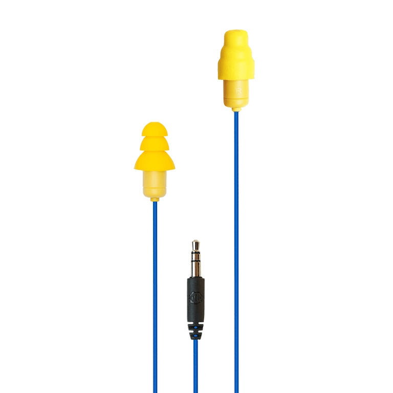 Plugfones® Guardian™ Earplug-Earphone Hybrids (NRR 27/29)