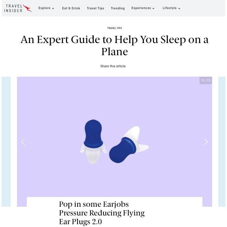 Earjobs™ Flying Ear Plugs 2.0 (2 Pairs)