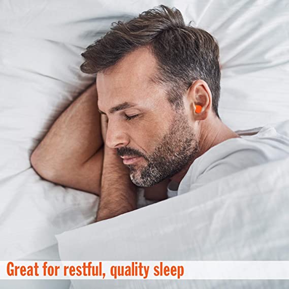 Macks Maximum Protection Foam Earplugs (NRR 33 | Tub of 100 pairs)