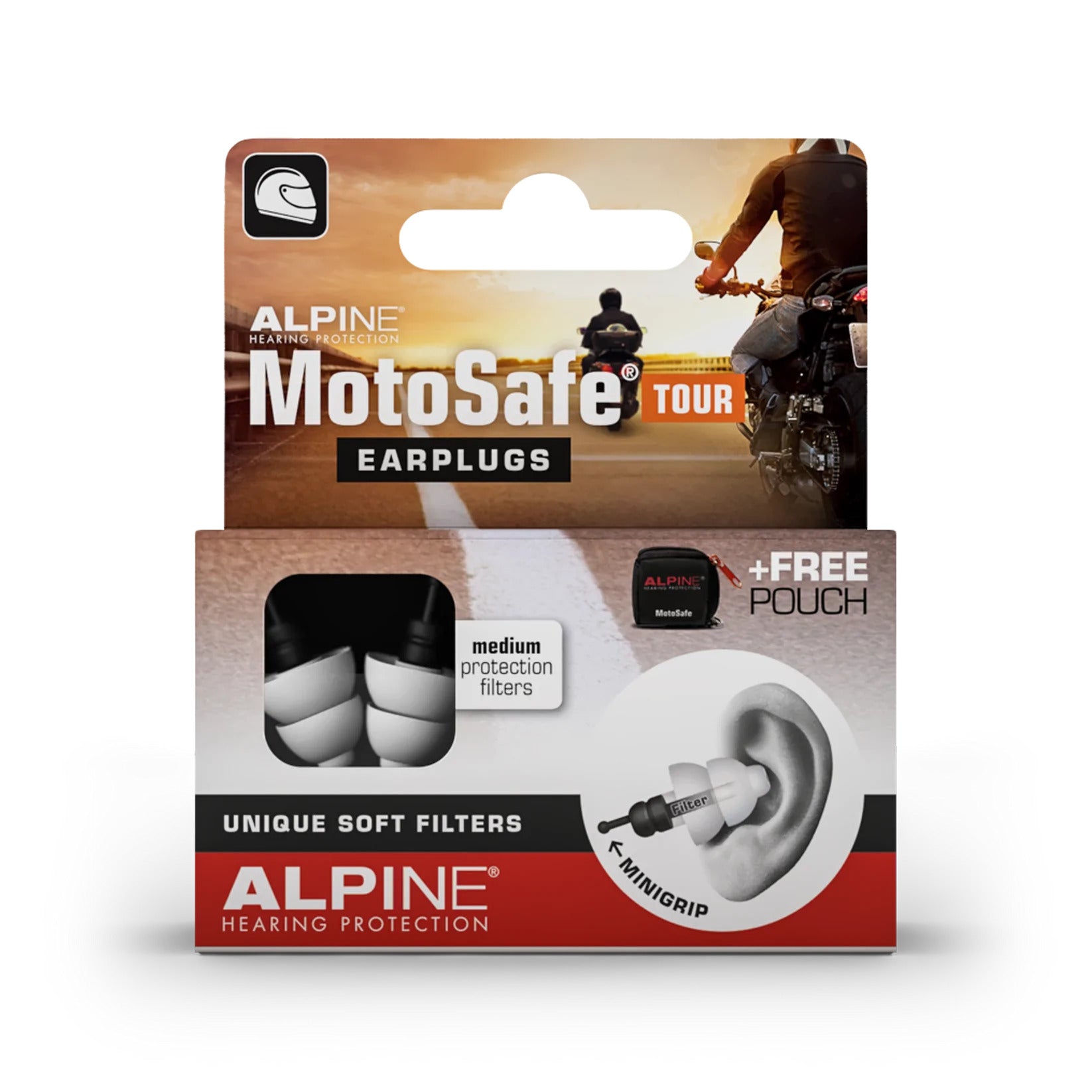 Alpine Motosafe TOUR Ear Plugs