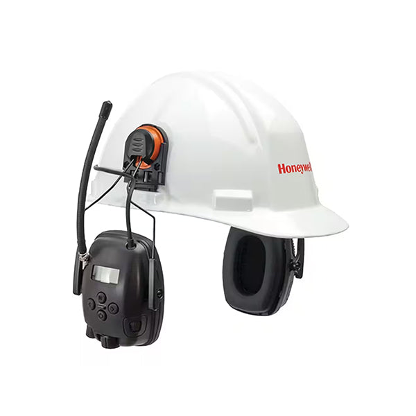 Howard Leight by Honeywell Sync™ Electo® Digital Electronic FM Radio Cap-Attach Ear Muffs with Surround Sound (SLC80 26dB, Class 5)