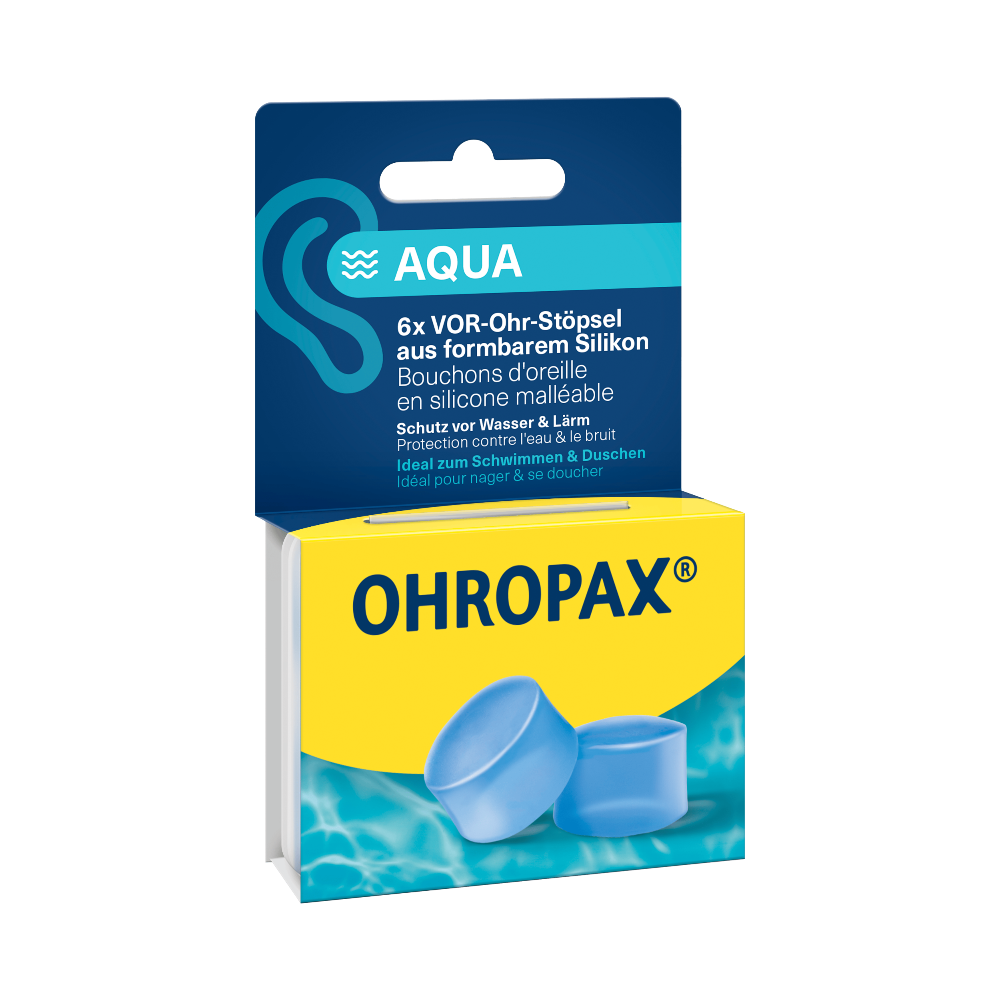 Ohropax Silicone AQUA Swimming Ear Plugs