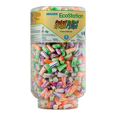 Moldex SparkPlugs® EcoStation™ Uncorded Earplug Refill (500 Pairs | SLC80 29dB, Class 5)