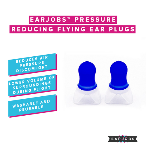 Earjobs™ Flying Ear Plugs 2.0 (2 Pairs)