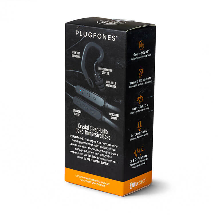 Plugfones FREEREIGN™ XC Earplug Headphones (NRR 27/31)
