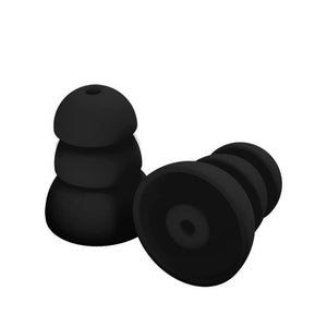 Plugfones ComforTiered™ Replacement Silicone Ear Plug Tips (NRR 27 | Five Pairs)