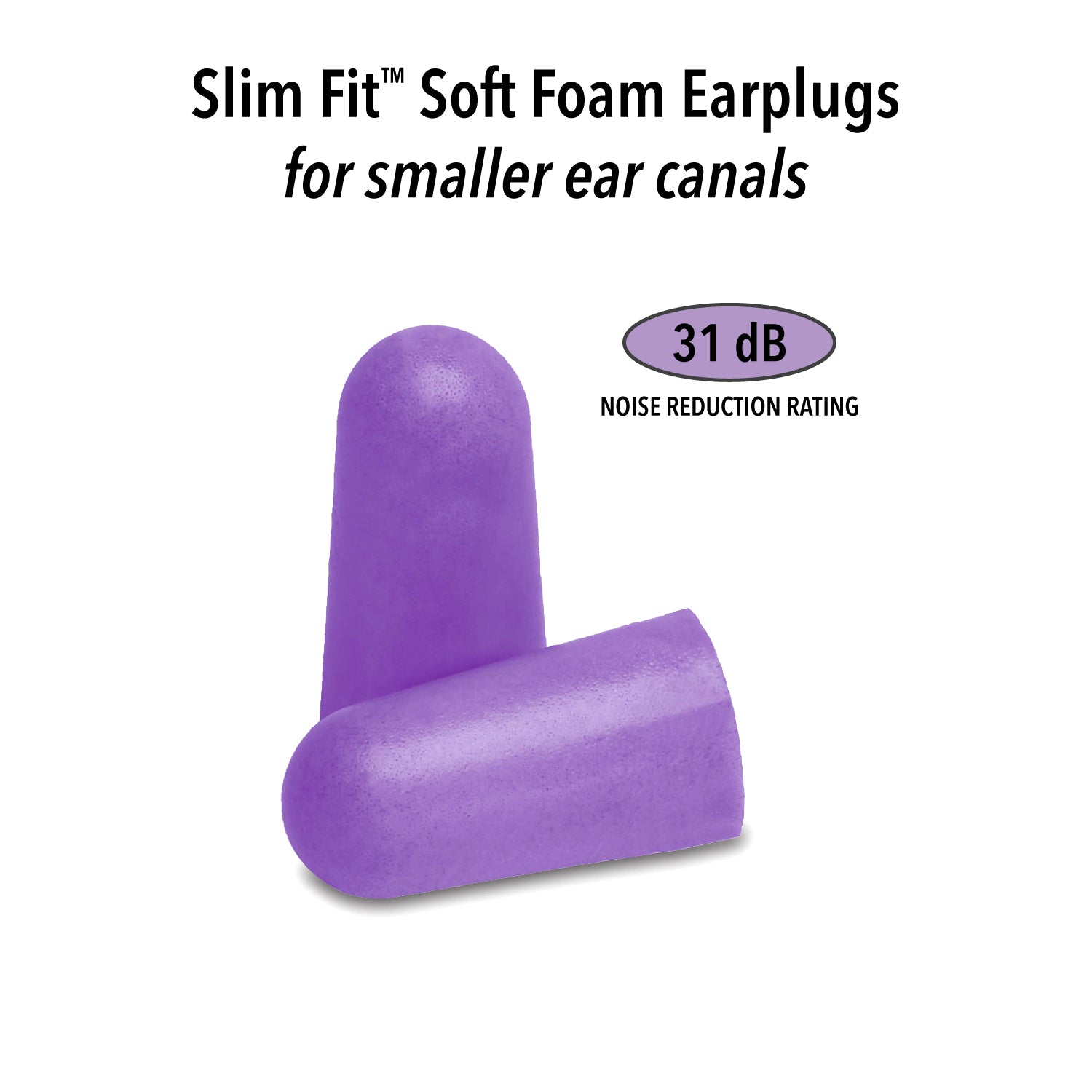 Macks Slim Fit Smaller Soft Foam Ear Plugs (NRR 31 | 7 Pairs w/ Carry Case)