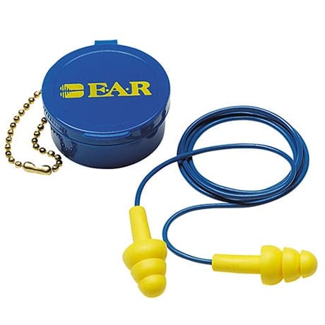Box - 3M™ E-A-R™ UltraFit™ Corded Earplugs w/ Carrying Case (50 Pairs | SLC80 18dB, Class 3)