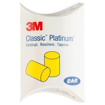 Box - 3M™ E-A-R™ Classic™ Platinum™ Uncorded Earplugs (200 Pairs | Pillow Pack | SLC80 23dB, Class 4)