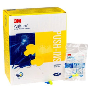 Box - 3M™ E-A-R™ Push-Ins™ Uncorded Earplugs (200 Pairs | SLC80 23dB, Class 4)