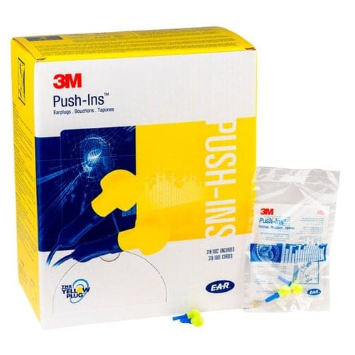 Box - 3M™ E-A-R™ Push-Ins™ Uncorded Earplugs (200 Pairs | SLC80 23dB, Class 4)
