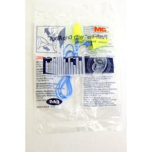 Box - 3M™ E-A-R™ Push-Ins with Grip Rings Corded Ear Plugs (200 Pairs | SLC80 22dB, Class 4)