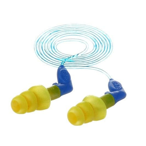 Box - 3M™ E-A-R™ UltraFit™ 27 Reusable Corded Earplugs (100 Pairs | SLC80 22dB, Class 4)