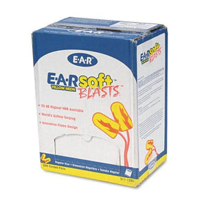Box - 3M™ E-A-Rsoft™ Yellow Neon Blasts™ Uncorded Earplugs (100 Pairs | SLC80 23dB, Class 4)