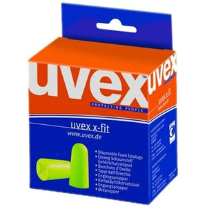 Box - Uvex X-Fit Dispenser Refill Uncorded Ear Plugs (500 Pairs | SLC80 26dB, Class 4)