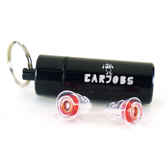earjobs musicmate high fidelity musicians and drummers earplugs suitable for gigs, concerts and festvivals