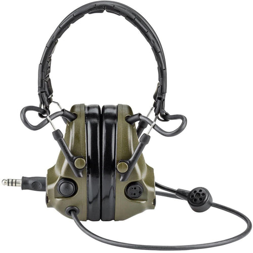 3M™ Peltor™ ComTac™ XPI Green Headband Headset (Flex Mic | NATO J11 Connector | SLC80 27dB, Class 5)
