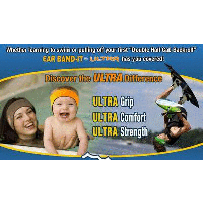 Ear Band-It® ULTRA Premium Swimming Headband