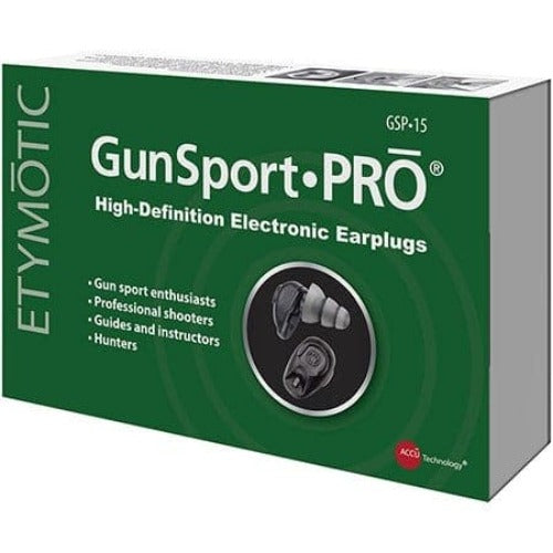 Etymotic GSP15 GunSportPRO Electronic Shooting Earplugs