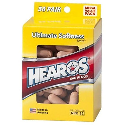 Hearos Ultimate Softness Ear Plugs (NRR 32 | 56 Pairs)
