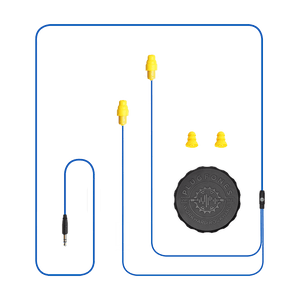 Plugfones® Guardian™ Earplug-Earphone Hybrids (NRR 27/29)
