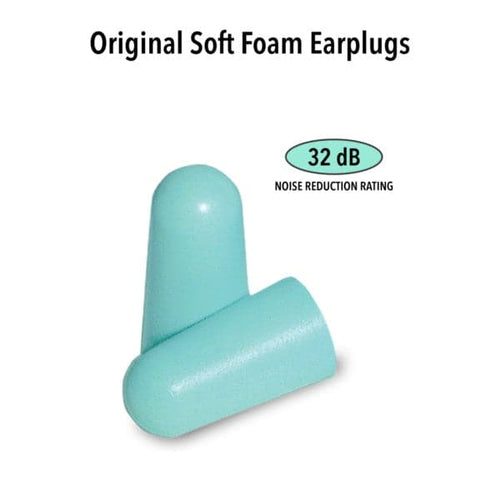 Macks Original Soft Foam Ear Plugs (NRR 29 | 10 Pairs w/ Carry Case)