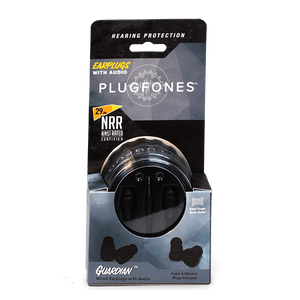 Plugfones® Guardian™ Earplug-Earphone Hybrids (NRR 27/29)