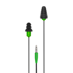 Plugfones® Protector™ Industrial Earplug-Earphone Hybrids (NRR 27/29)