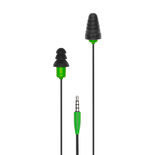 Plugfones® Protector™ Industrial Earplug-Earphone Hybrids (NRR 27/29)